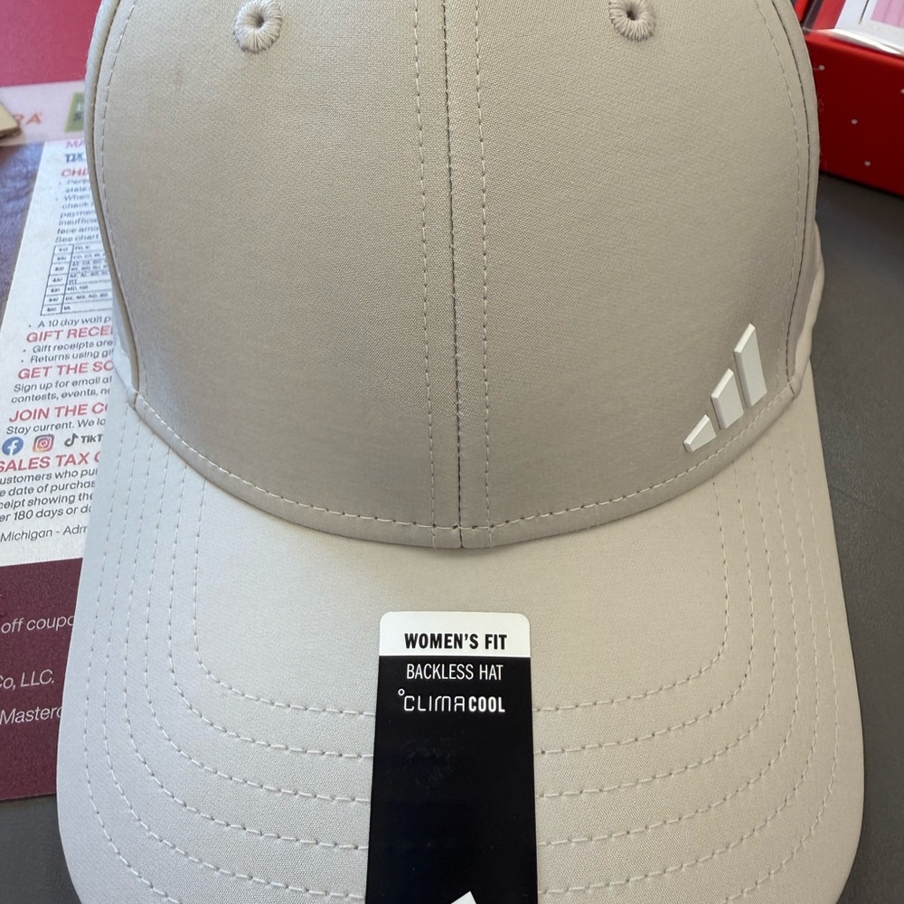 Adidas Performance Beige and Gray Cap